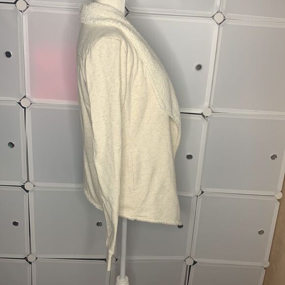 Gaiam Compass Sherpa Open-Front Wrap Yoga Cardigan Size XS - Picture 7 of 16